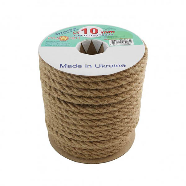Канат джутовий 39 ктекс 10 мм