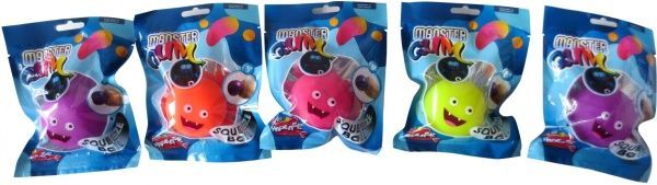 Іграшка-антистрес Monster Gum Squeeze Ball 6 см в асортименті