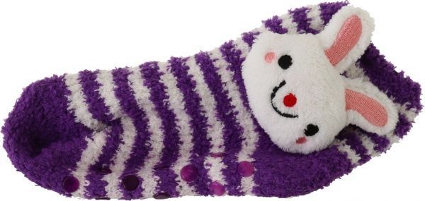 Носки детские JIANGSU Funny зайчик MWSE012/rabb р.20–22 фиолетовый 