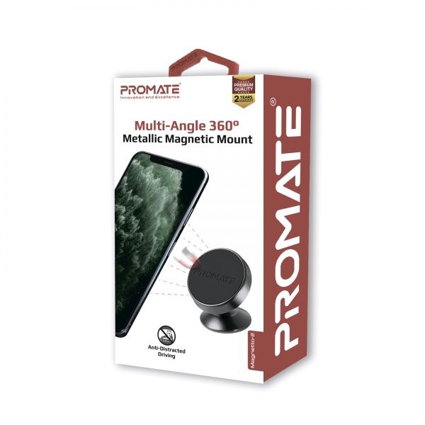 Держатель магнитный Promate Magnetto-2 серый