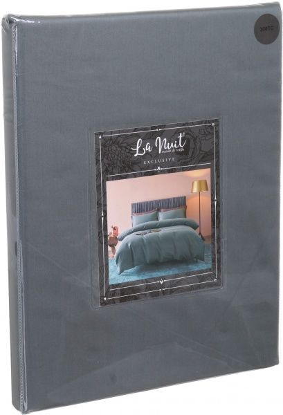 Простирадло Mono Green D 240x260 см зелений La Nuit 