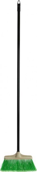 Метла для улицы SPONTEX Green с черенком зеленая