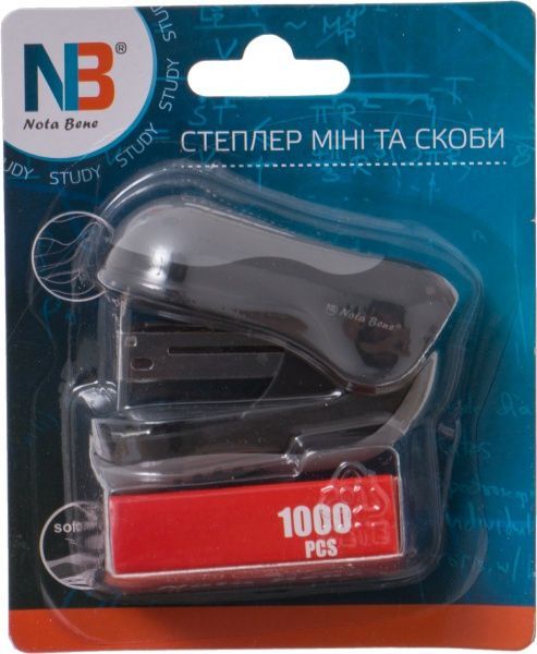 Степлер №10 со скобами Nota Bene