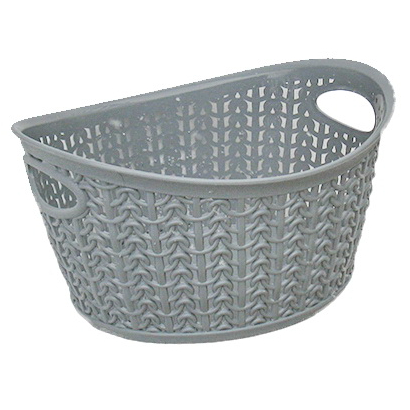 Кошик Ucsan Plastik KNIT овальна сірий 