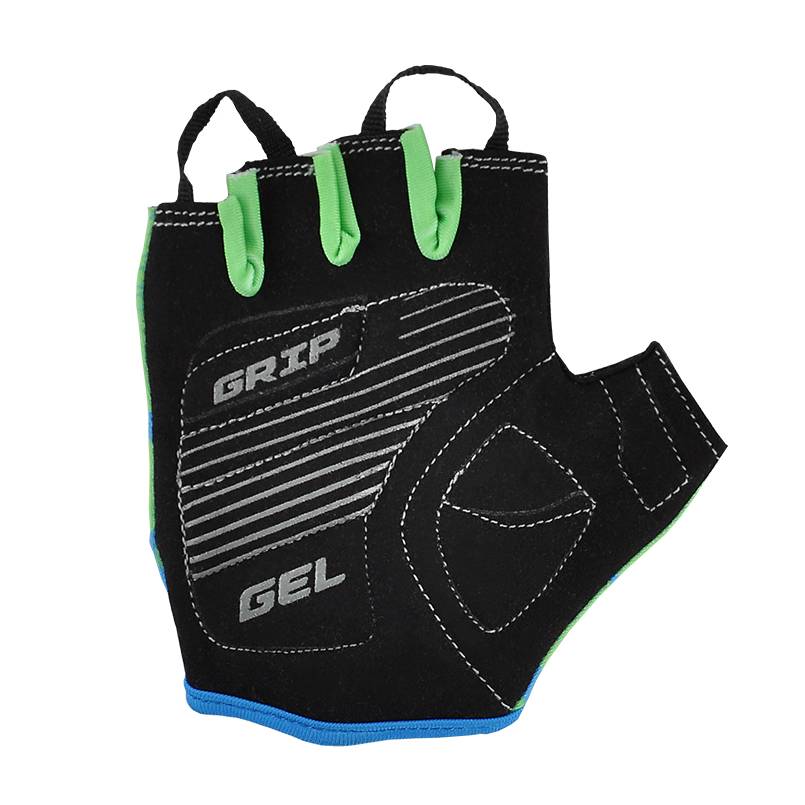 Велорукавички GREY'S дитячі GR18714 11/12 зелений із чорним