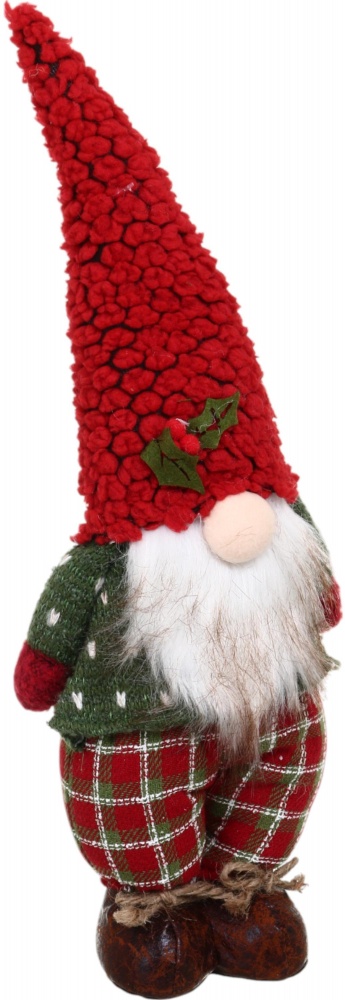 Декорация новогодняя Гномик лесной что стоит в ассортименте AG23099AB 53 см
