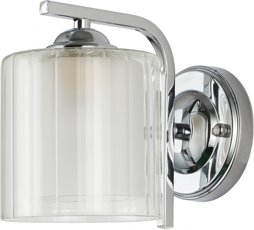 Светильник настенный Sensio Solar 1x40 Вт E27 хром/белый ALG-07266/1W