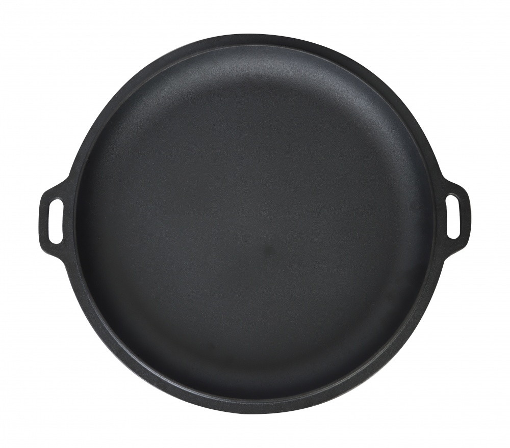 Казан Grilland ø315 мм 135 мм 8 л чугунный з кришкой-сковородой, UHR-250304