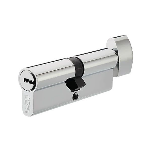 Цилиндр Linde A6P 35x55 ключ-вороток 90 мм полированная латунь