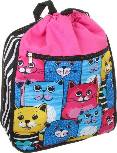 Сумка для взуття трансформер Коти 2 рожева