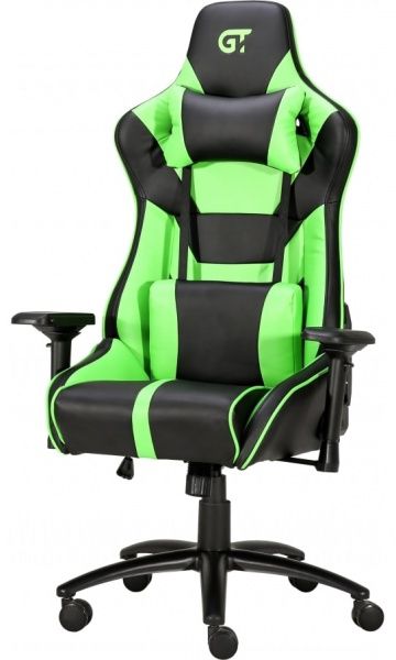 Крісло GT Racer X-0719 чорно-салатовий 