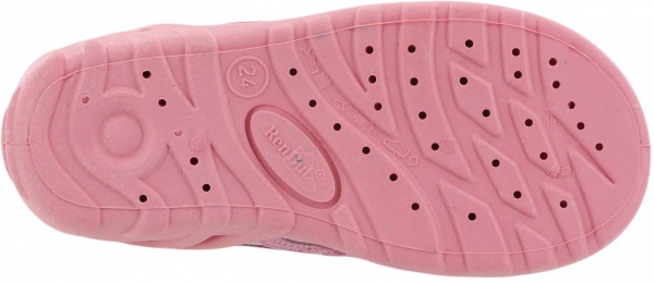 Сандалии для девочек RenBut текстильные с профилированной стелькой Звезда р.24 серый 13-112NP-0616-24 