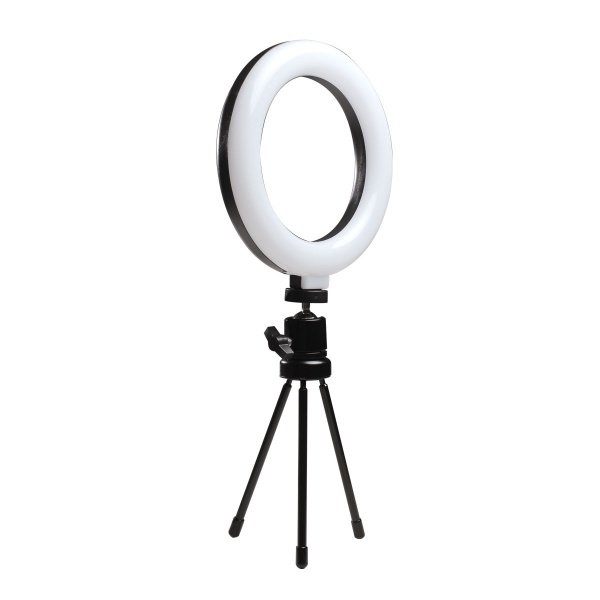 USB-лампа PLATINET LED L6 8W CCT 6000K-4500K-3000K d16 см 8 Вт чорно-білий 