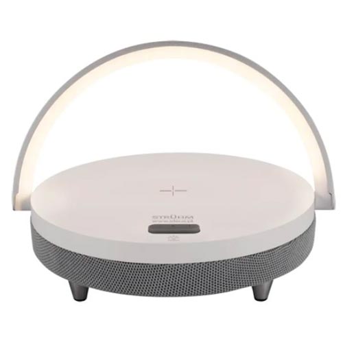 Настільна лампа декоративна STRÜHM Saturn Speaker 1x10 Вт білий