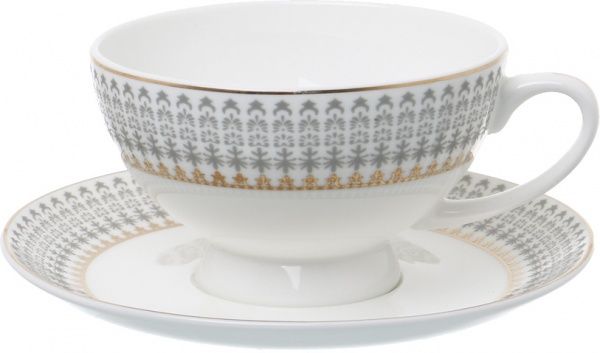 Чашка с блюдцем Luxe 250 мл Fiora