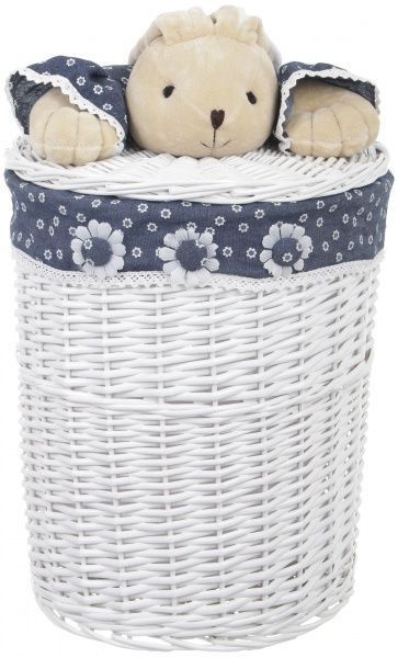 Корзина плетеная с текстилем детская 37х45 см JMA11-25RD-2 