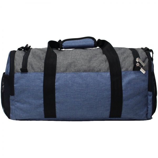 Сумка дорожня Bagland Bloom 30 л синій/сірий (0030869) 