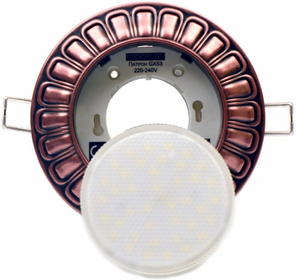 Светильник точечный Светкомплект VM 05 GX53 АС медь 