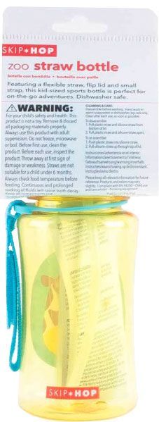 Поильник Skip Hop с трубочкой 350 мл Жираф (252315)