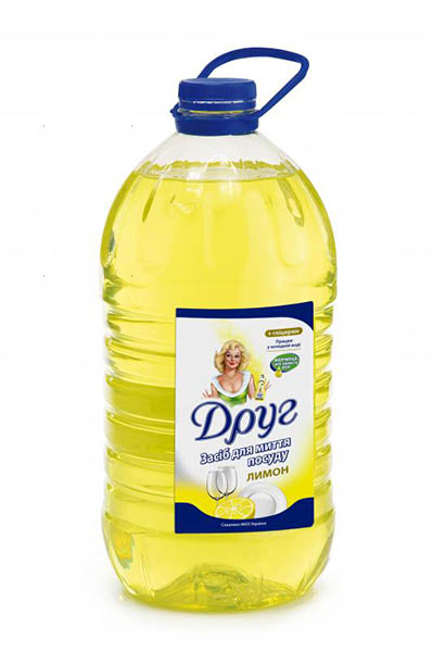 Средство для ручного мытья посуды Друг Лимон 4 кг