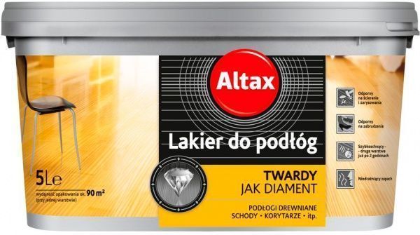 Лак паркетний Altax напівмат 5 л вибілений
