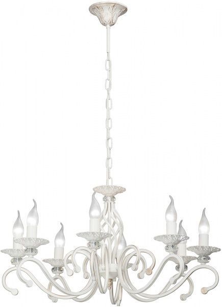 Люстра підвісна Vitaluce 8xE14 білий із золотистим V1692-0/8 