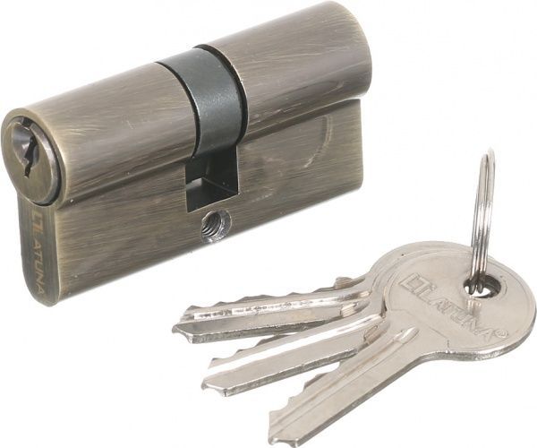 Замок врізний з ручками Heily AB PZ 62 мм стара бронза