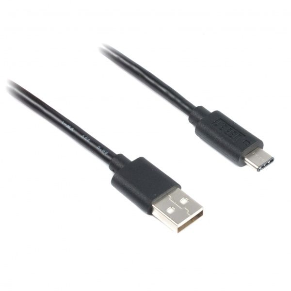 Кабель Cablexpert 3 м чорний (CCP-USB2-AMCM-10) USB 2.0 A-тато/C-тато 