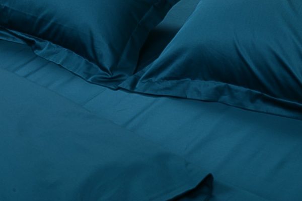 Комплект постільної білизни Solid сімейний зелений La Nuit 