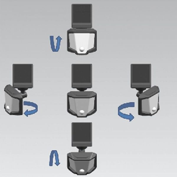 Світильник настінний Vargo поворотний 6000K 10 Вт IP65 чорний 109077 
