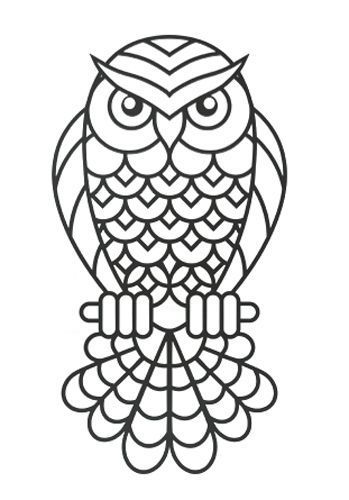 Панно Сова PN047 63x34 см 