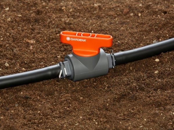 Кран Gardena запорный микрокрапельной системи QE 1/2
