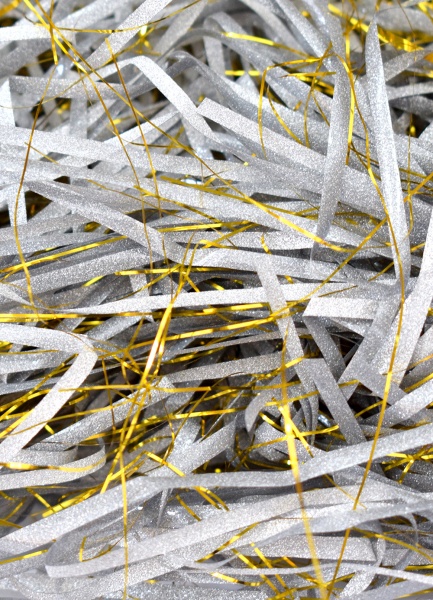 Наполнитель ПВХ блестящий серый 18224