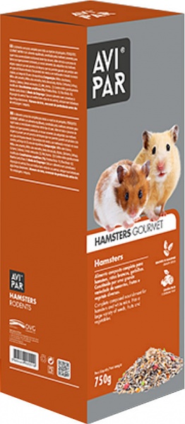Корм Avipar Hamsters для хом'яків 750 г