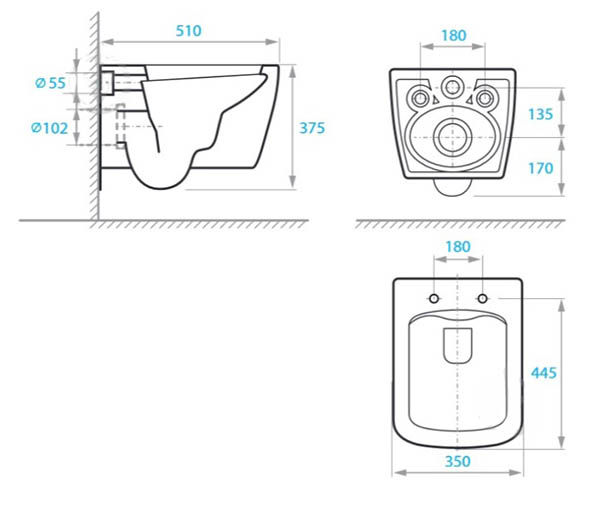 Унитаз подвесной Koller Pool Neon Pro Rimless white сиденье SoftClose