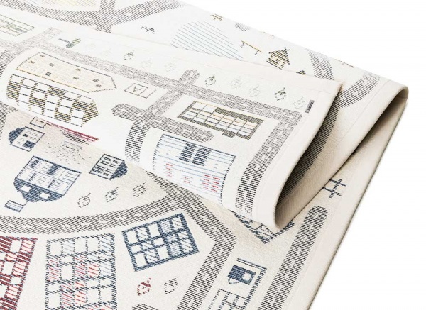 Килим Narma ULEJOE white 100x160 см двосторонній 