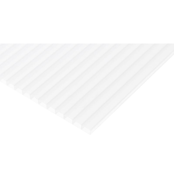 Полікарбонат стільниковий 6 мм 1050х3000 мм прозорий 