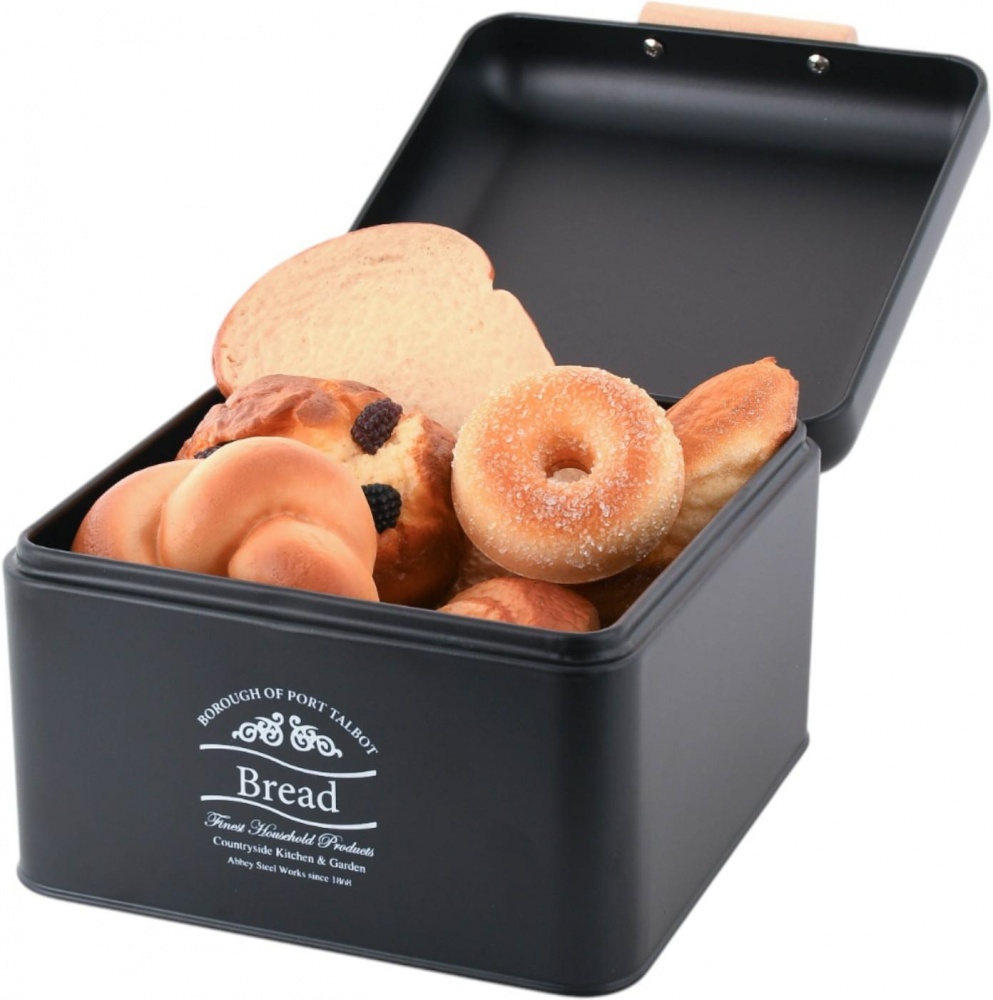 Хлібниця Flamberg Premium Civico 20,1x20,1x14,2 см чорний