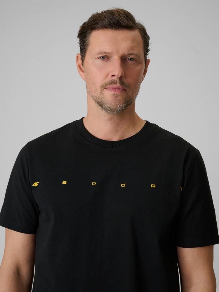 Футболка 4F 4FWSS26TTSHM2661-20S р.XL чорний