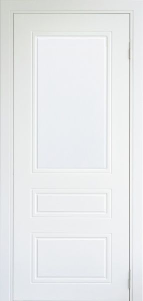 Дверное полотно Dverona Fresato №703 ПГ 600 мм белый 