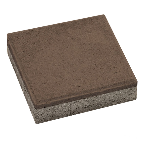 Плитка тротуарна Бруківка 400x400x60 мм венге