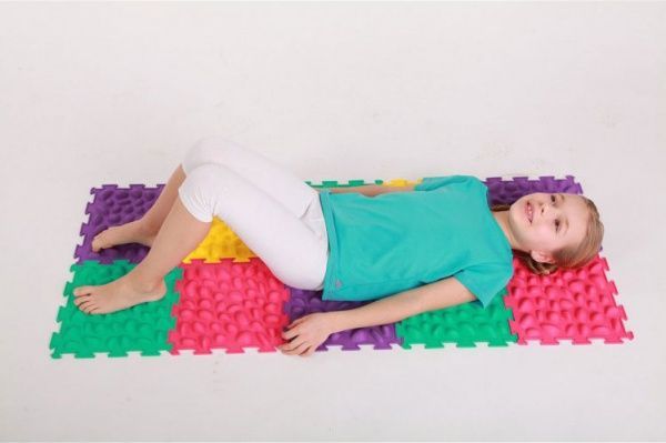 Коврик-пазл Ridni Relax массажный 8 пазлов RD-STONE-8