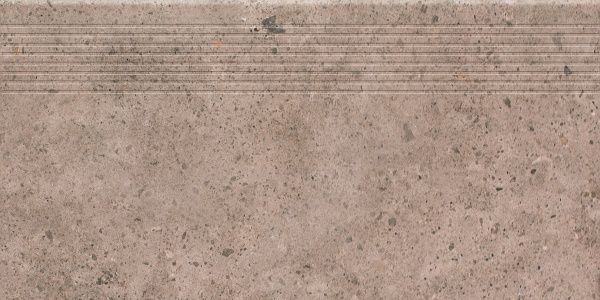 Плитка Ceramika Paradyz Starlight grafit stopnica prosta mat. 30x60 