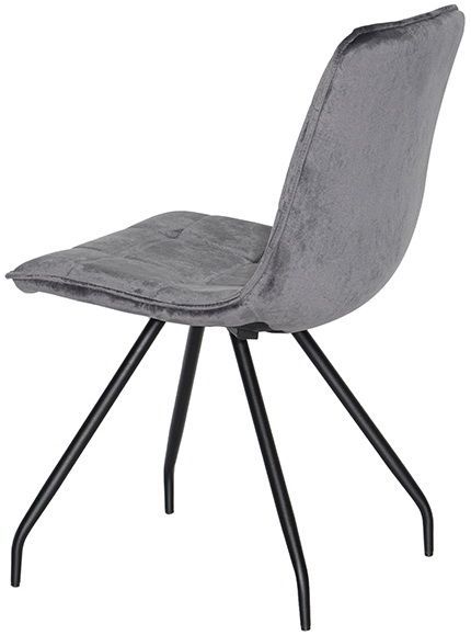 Стул обеденный Роуз X-2007 черный/серый