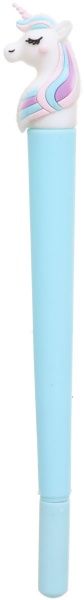 Ручка гелевая Голубой единорог 