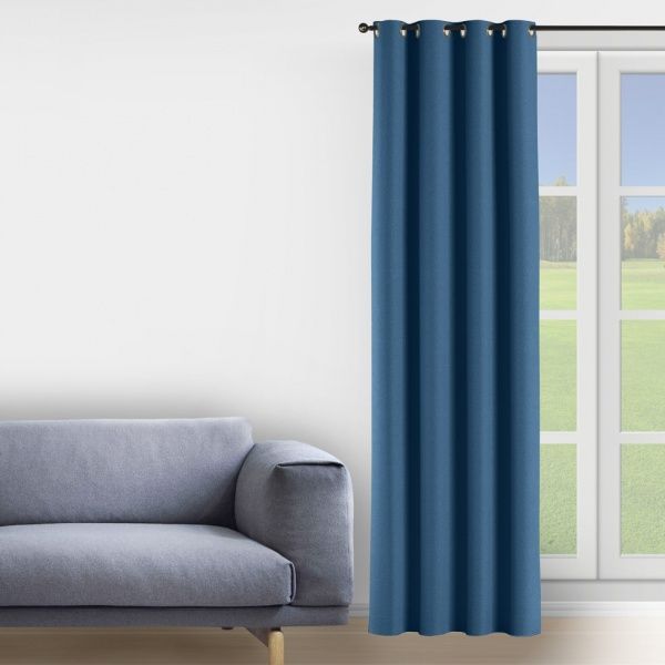 Штора Fusion Dimout 200х258 синій Decora textile