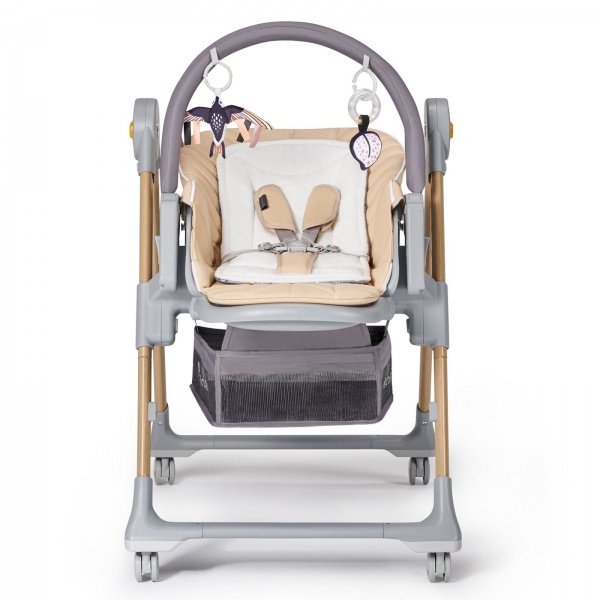 Стульчик для кормления Kinderkraft Lastree Beige Wood (KHLAST00BEGW000)