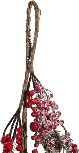 Гирлянда хвойная внутренняя 1,5м с шишками и ягодами A3-46480-HRW 