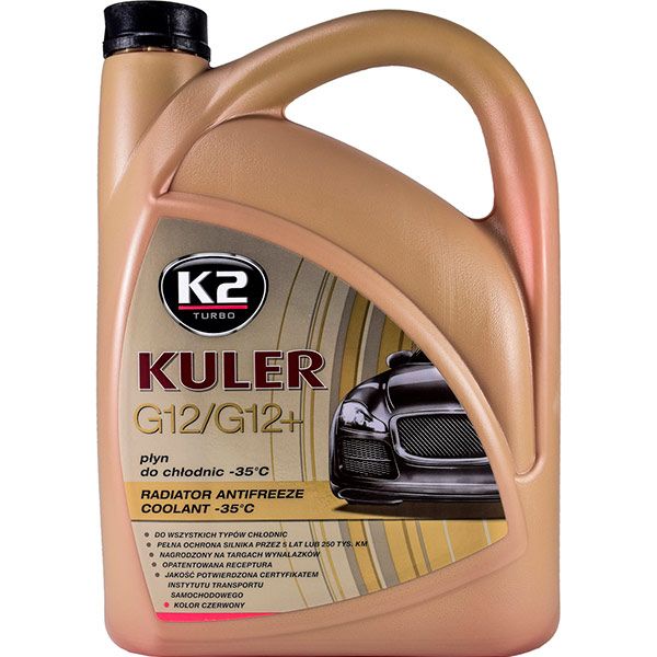 Антифриз K2 KULER концентрат G12+ 1л красный 