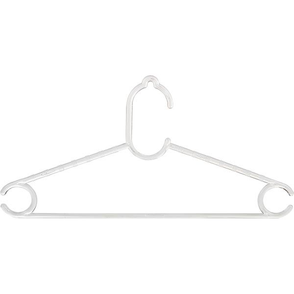 Набор плечиков пластиковых прозрачных для брюк, рубашек и детской одежды Vivendi для рубашек и детской одежды 